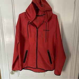 VIRUS Jacket Men’s M CO22 Airflex V2 Performance Red Zip Pocket Running Crossfit